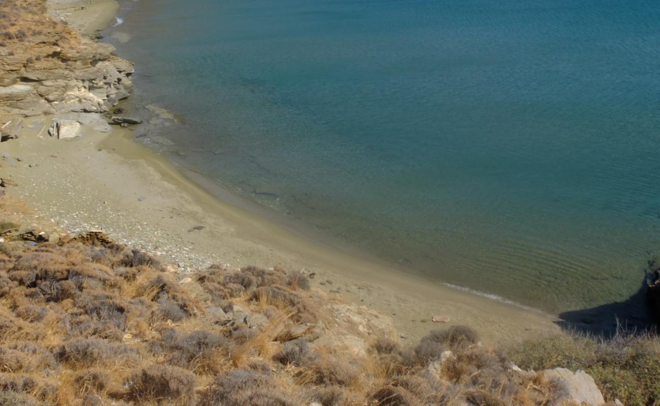 Photo of Paralia Kantani with black sand & pebble surface