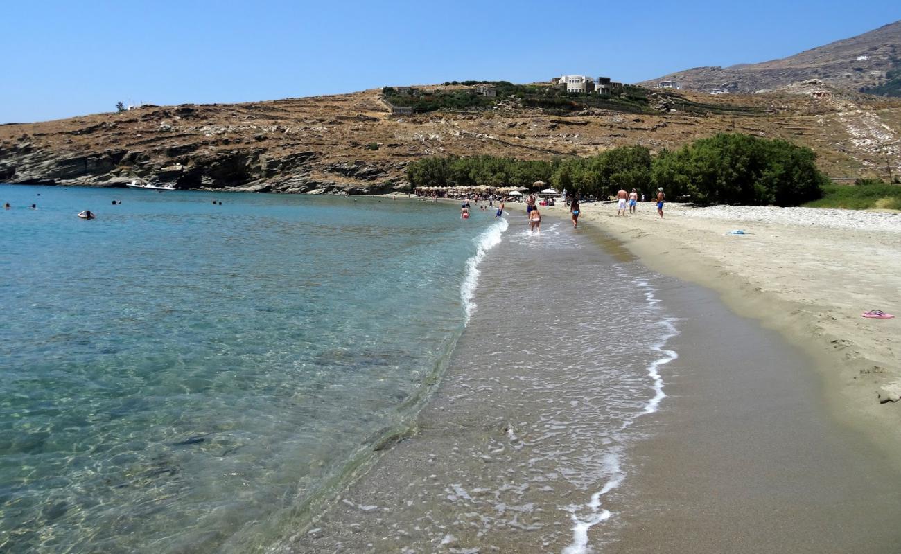 Photo of Kalivia, Tinos with bright sand surface