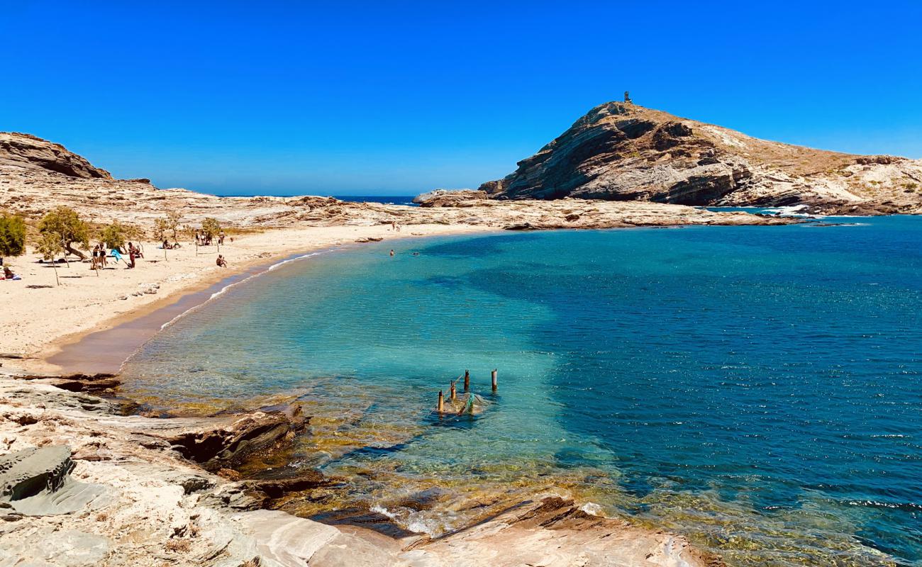 Photo of Kavalourko beach with bright sand surface