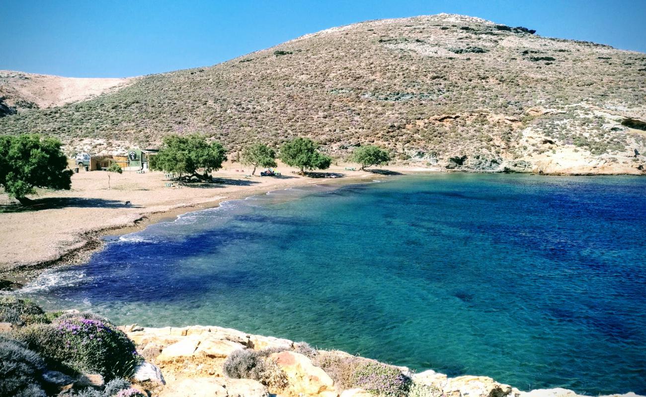 Photo of Agia Thalassa with bright sand surface