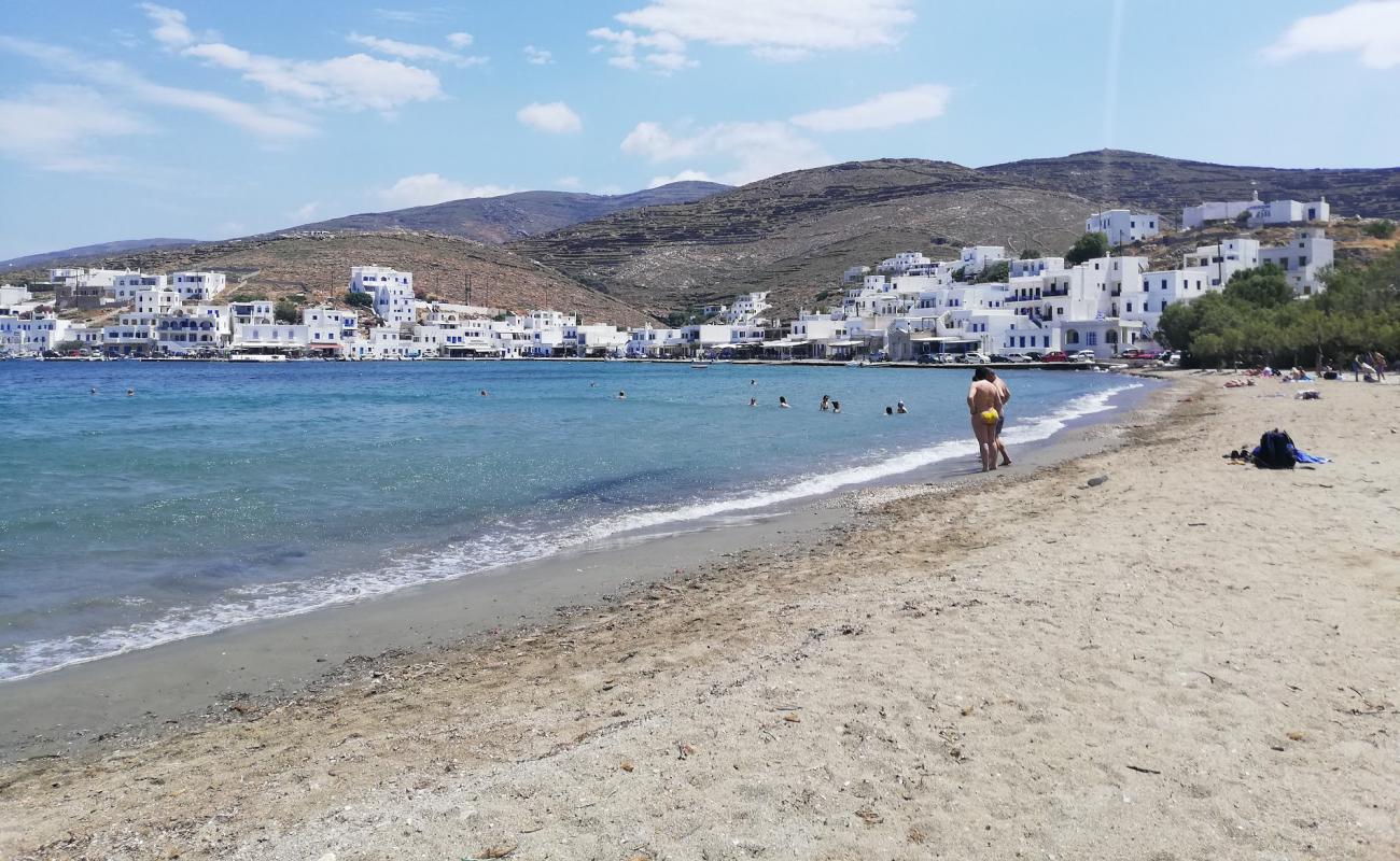 Photo of Panormos beach with bright sand surface