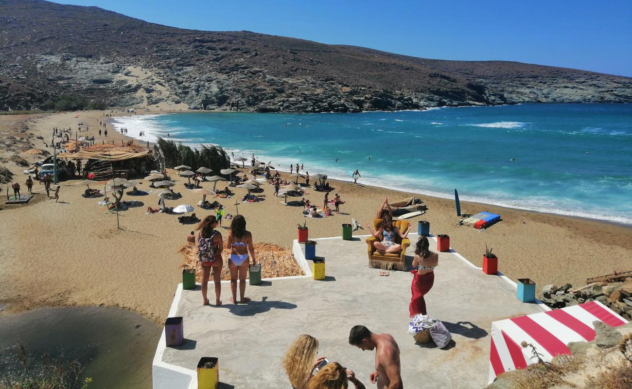 Photo of Kolimvithra beach with bright sand surface