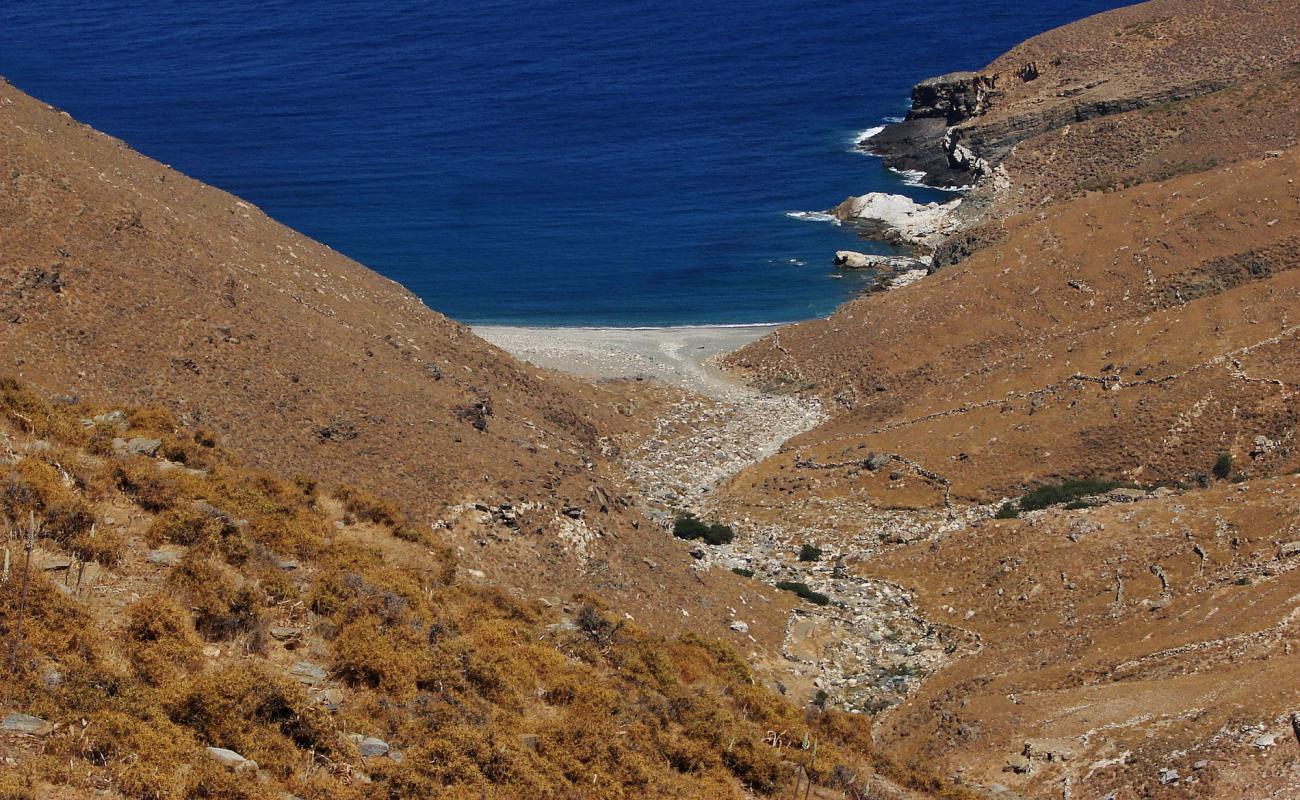 Photo of Prophet Elias with gray sand &  pebble surface