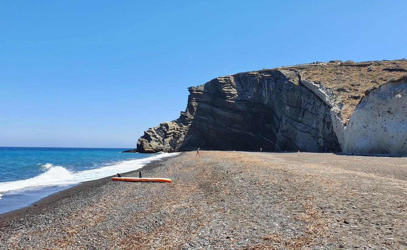 Photo of Cape Columbo with black fine pebble surface