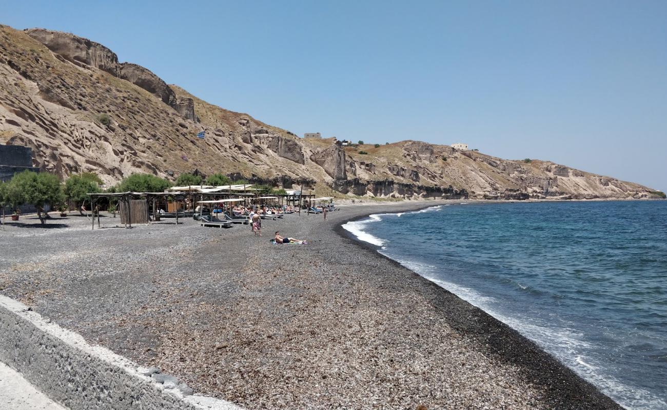 Photo of Kanakari beach with gray sand &  pebble surface