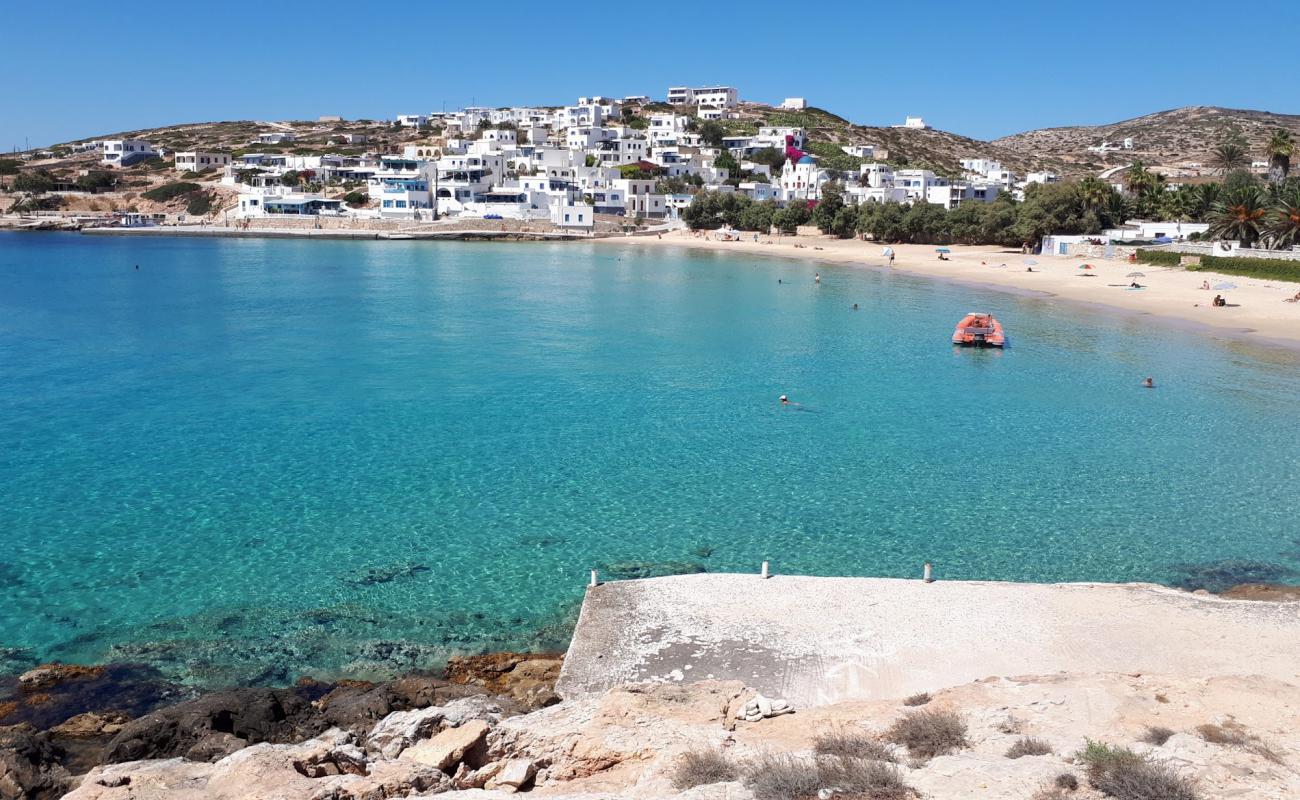 Photo of Meltemi beach with bright sand surface