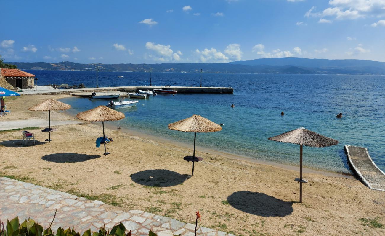 Photo of Tzanis beach with bright sand surface