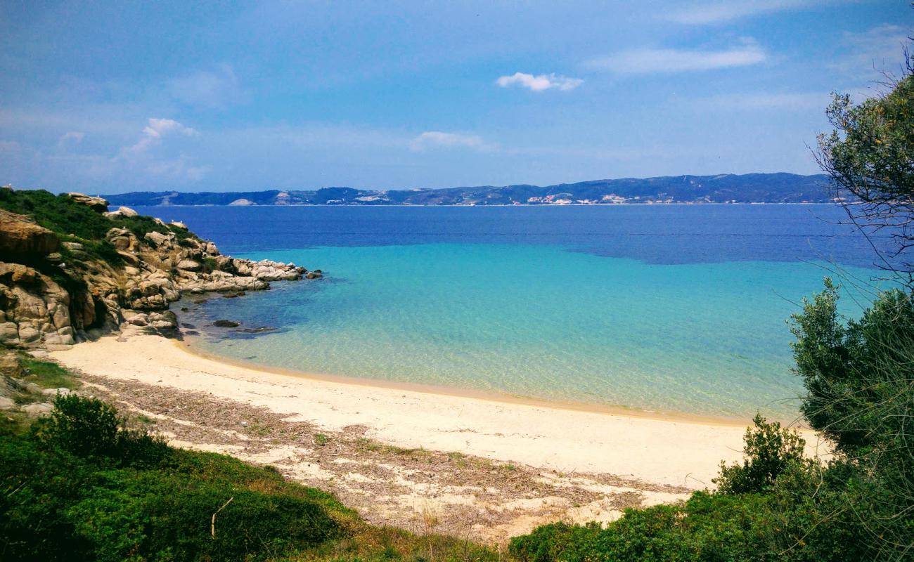 Photo of Agios Georgios beach with bright sand surface