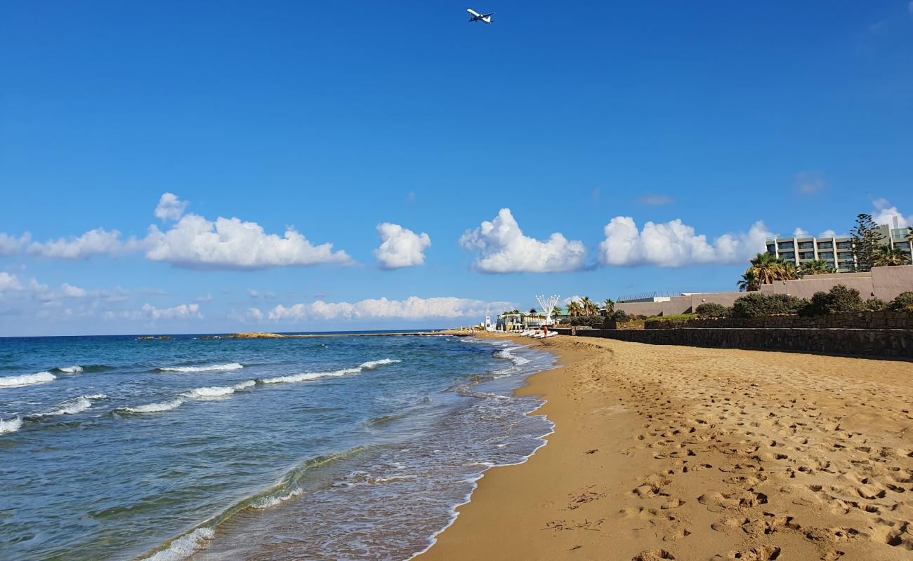 Photo of Arena beach with brown fine sand surface