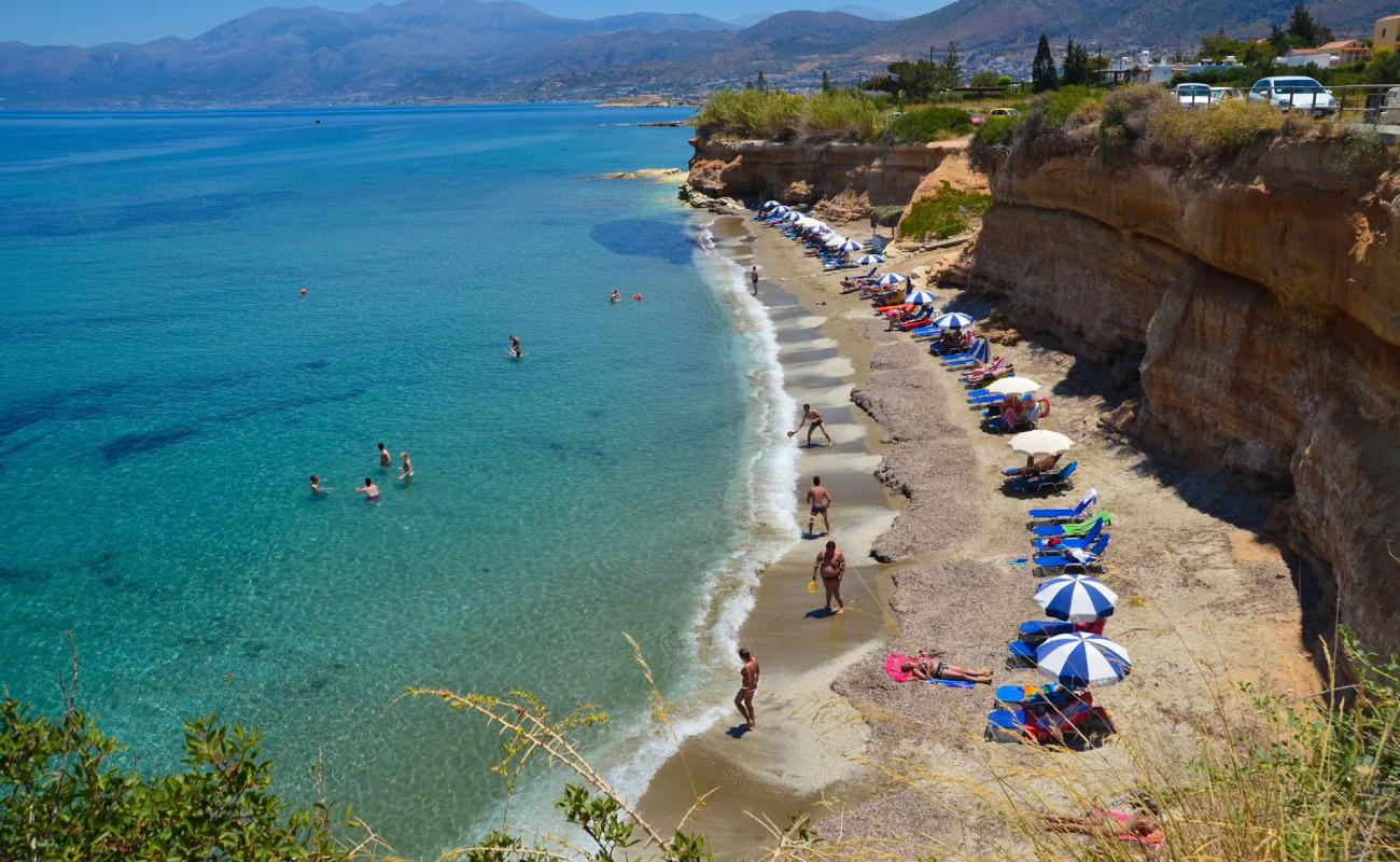 Photo of Sarantari Beach with brown sand surface