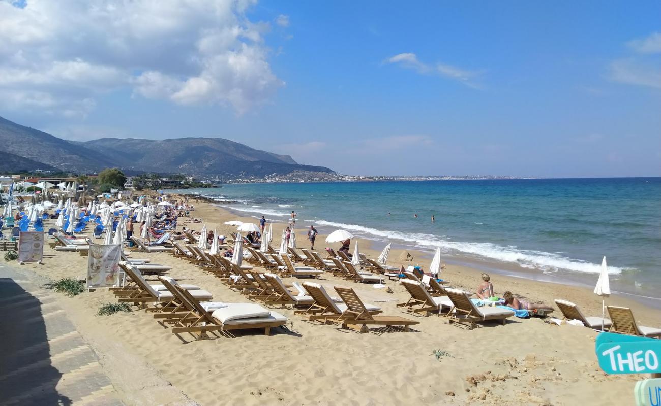 Photo of Paralia Mallion with brown fine sand surface