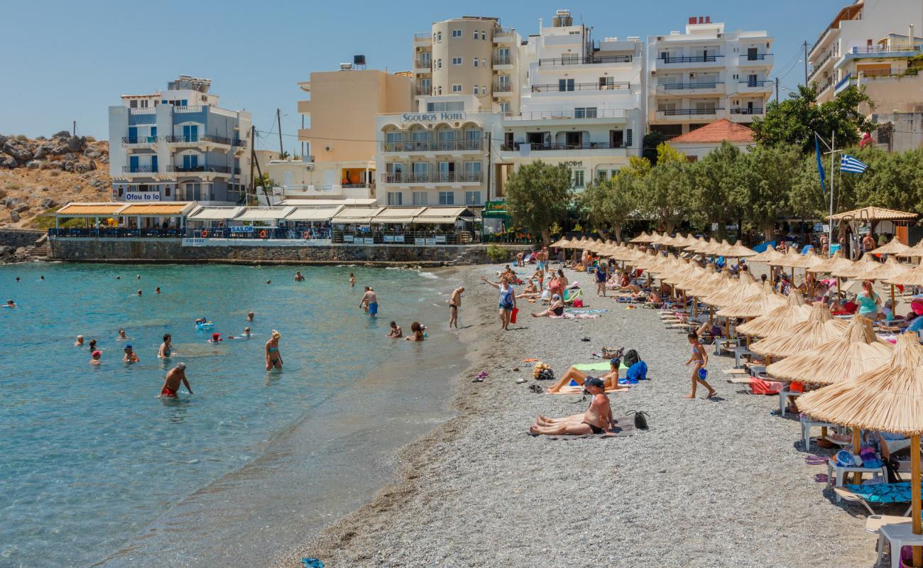 Photo of Kitroplateia Beach with light sand &  pebble surface