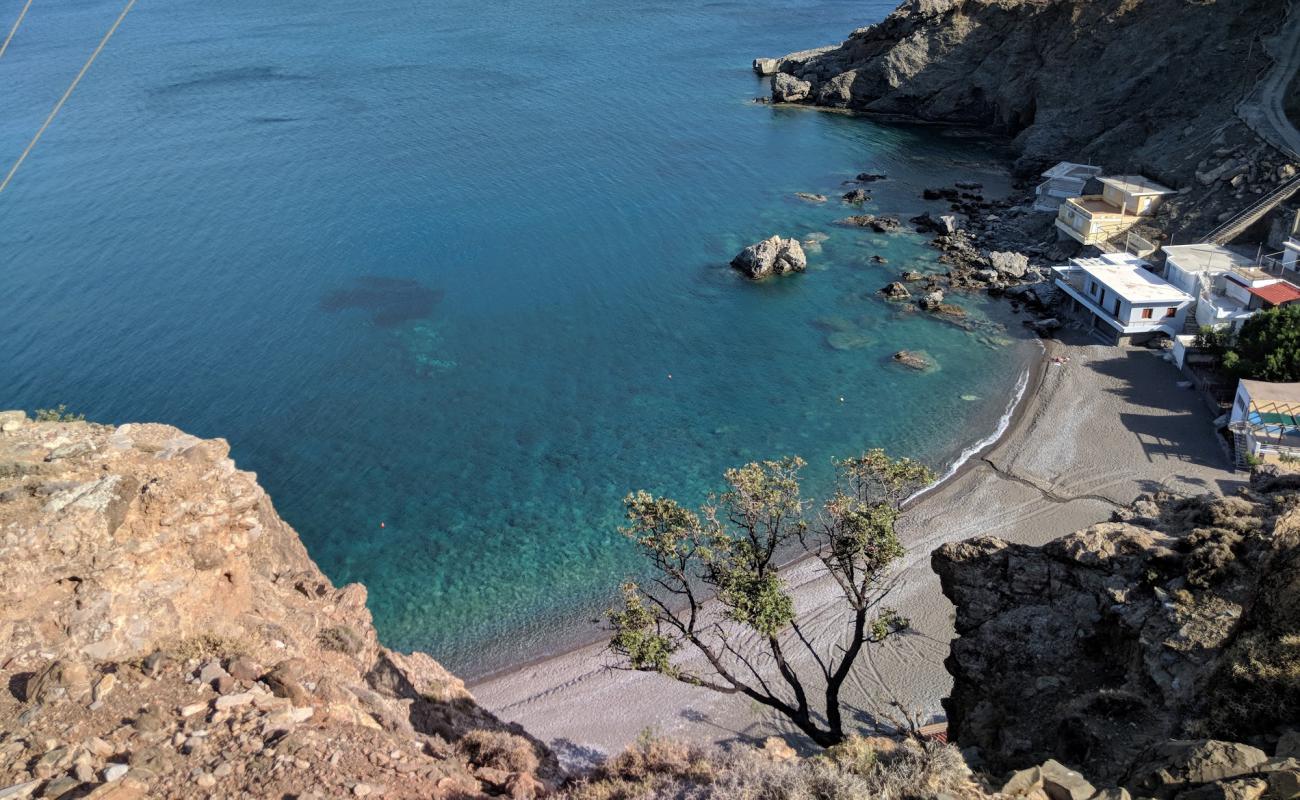 Photo of Maridaki beach with light fine pebble surface