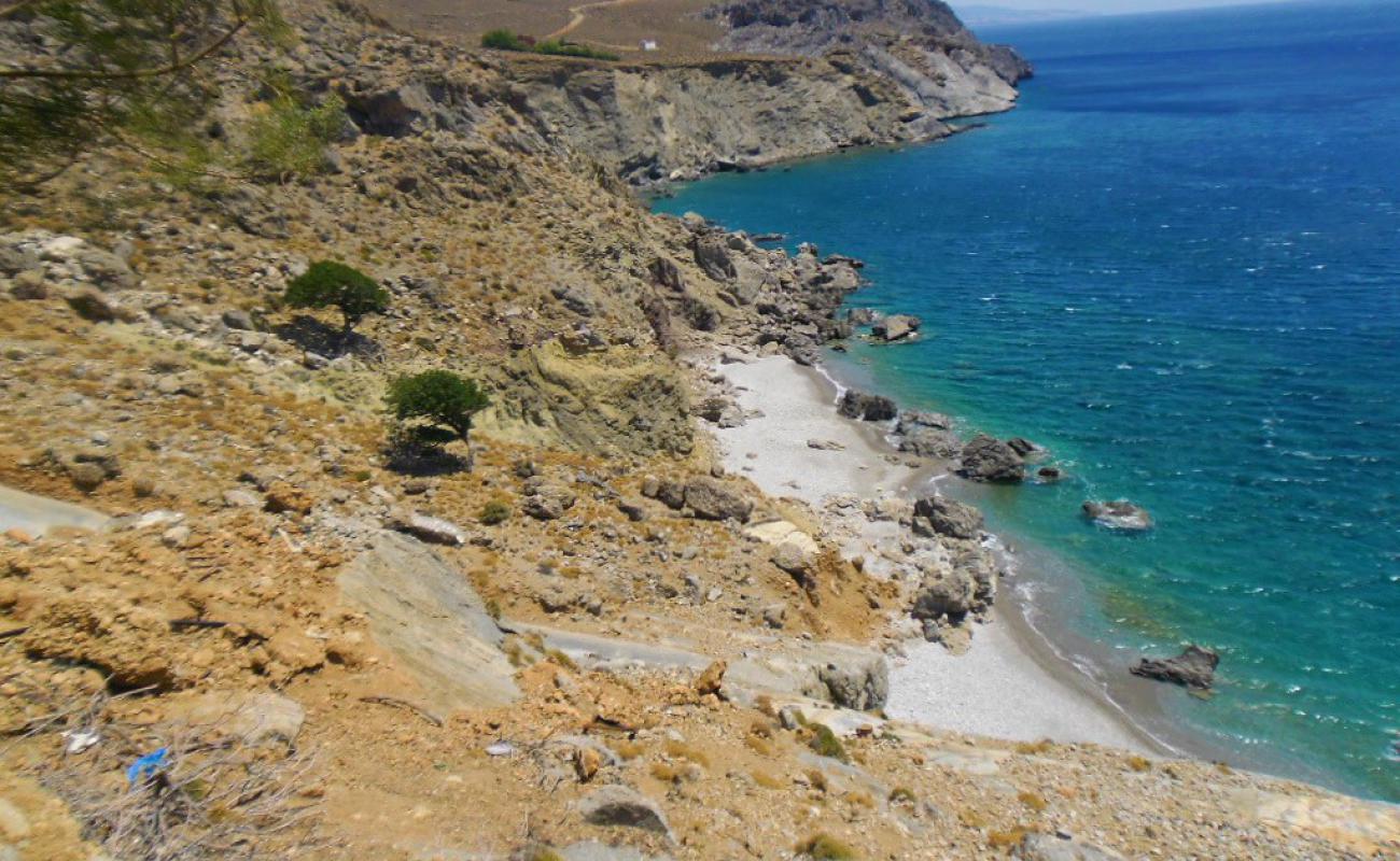 Photo of Hiromili beach with gray pebble surface