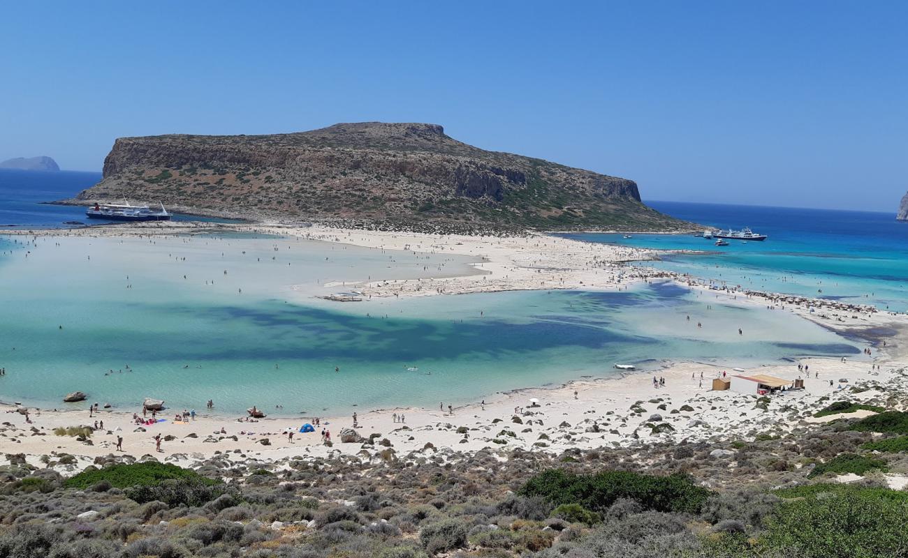 Photo of Balos Beach with bright fine sand surface