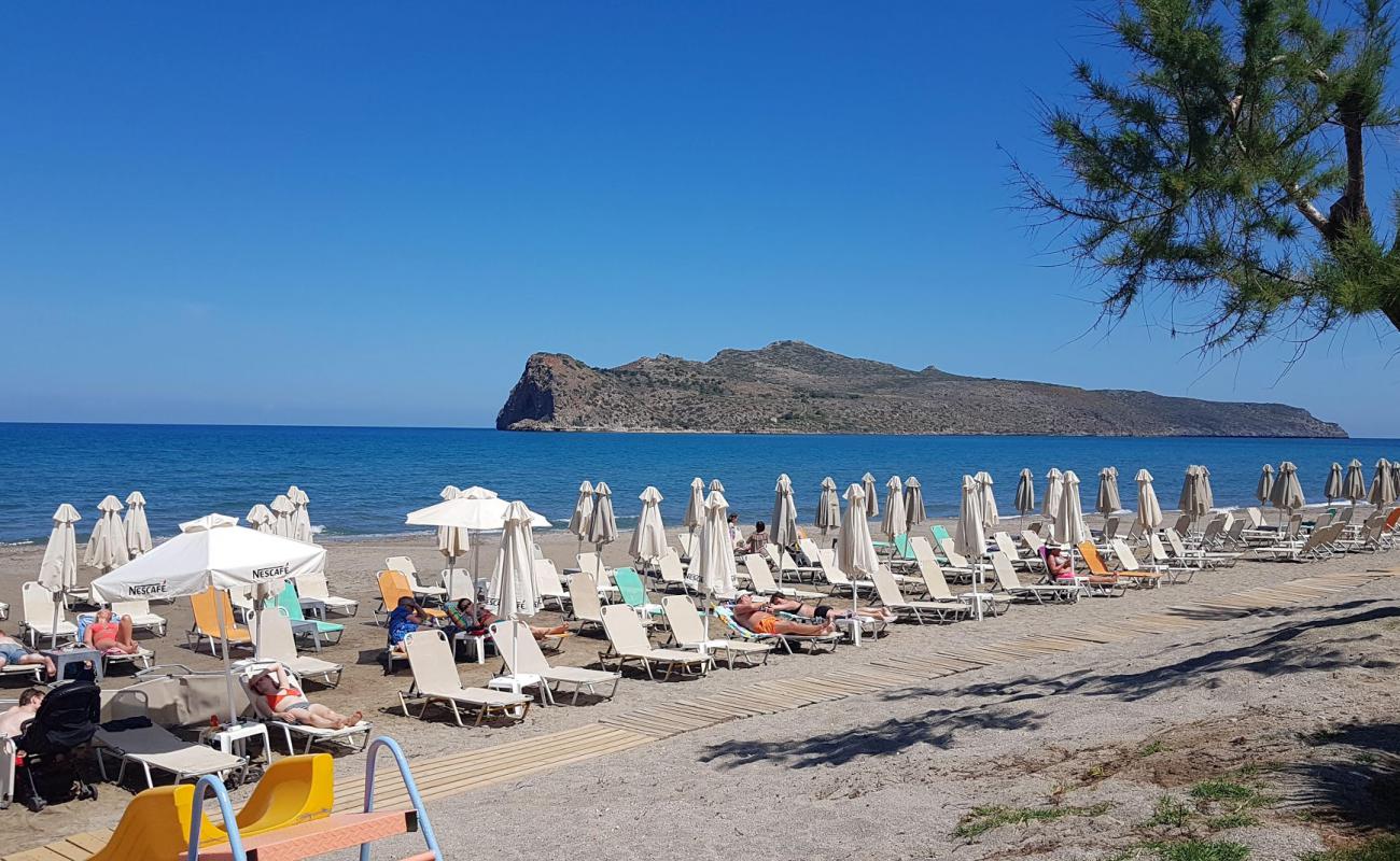 Photo of Agia Marina Beach with bright sand surface