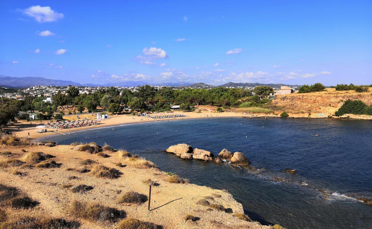 Photo of Agii Apostoli with bright sand surface