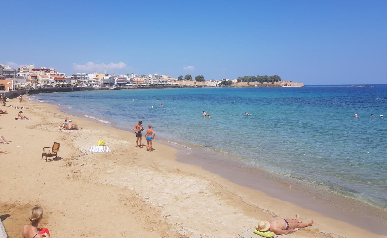 Photo of Koum Kapi Beach with bright sand surface