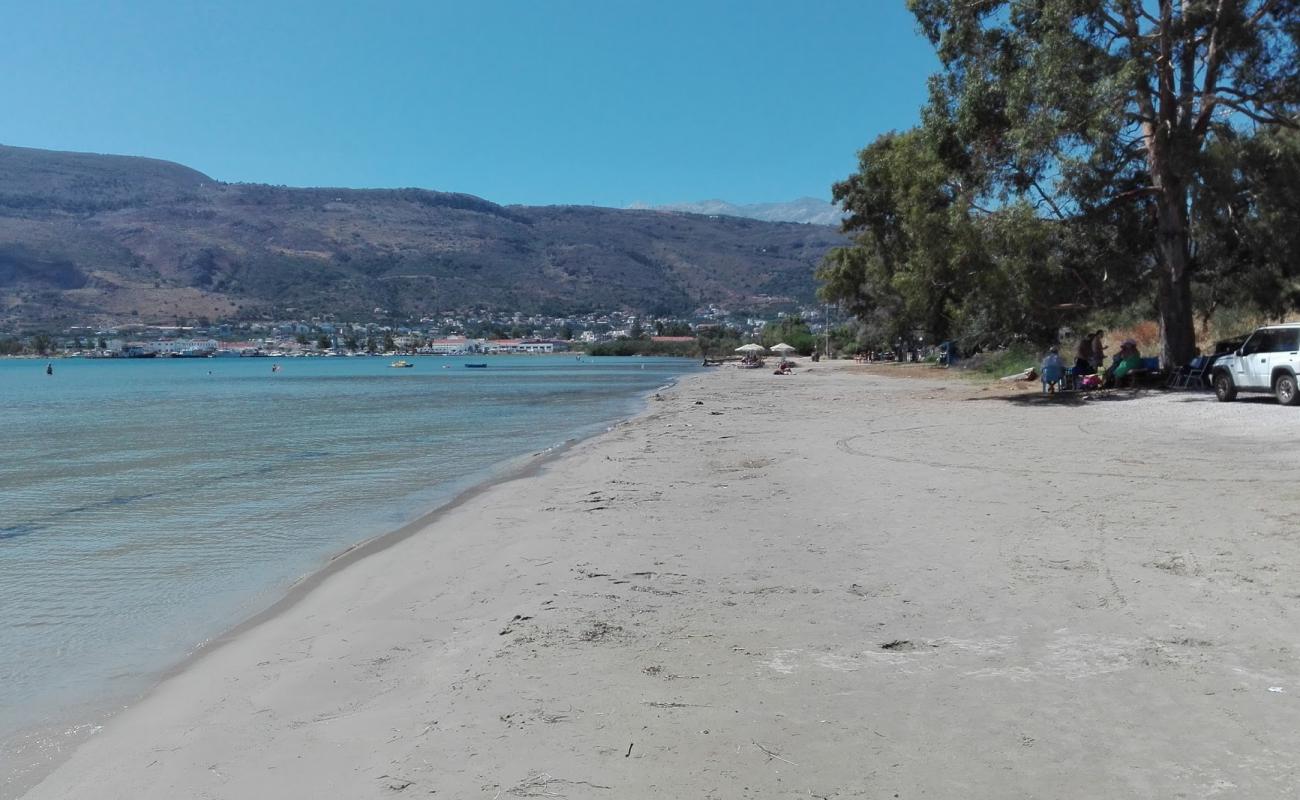 Photo of Meltemaki beach with bright sand surface