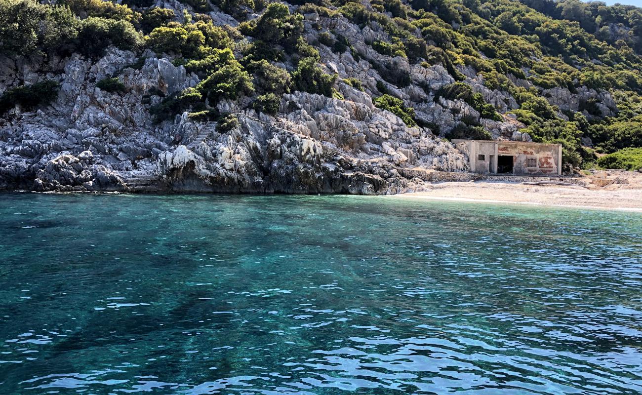 Photo of Forgotten beach with light fine pebble surface