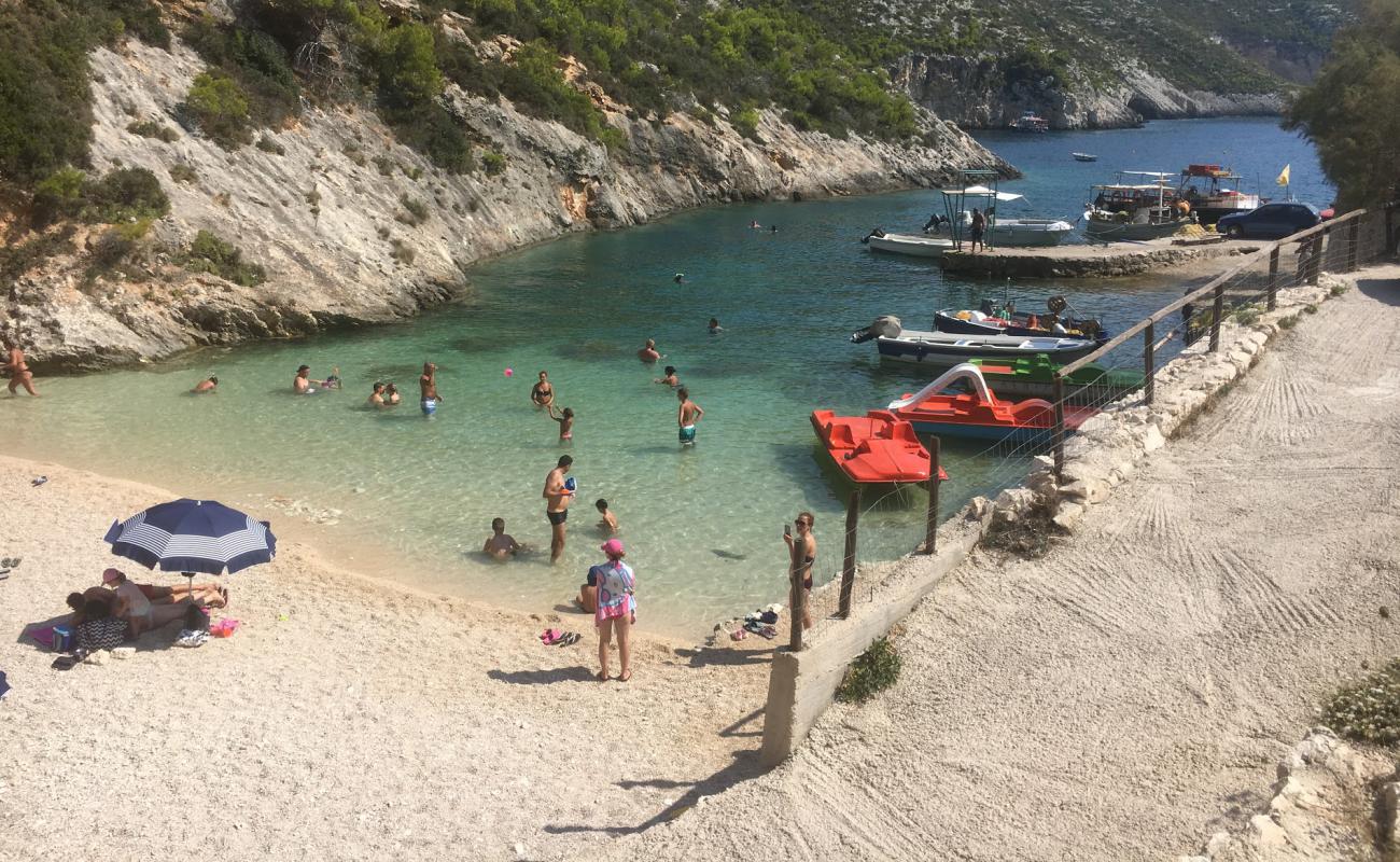 Photo of Porto Vromi Beach II with light fine pebble surface