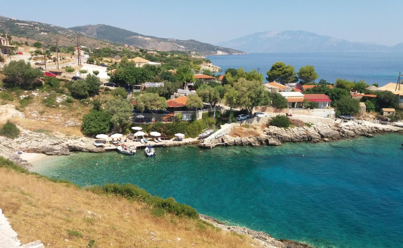 Photo of Stoufis beach with light pebble surface