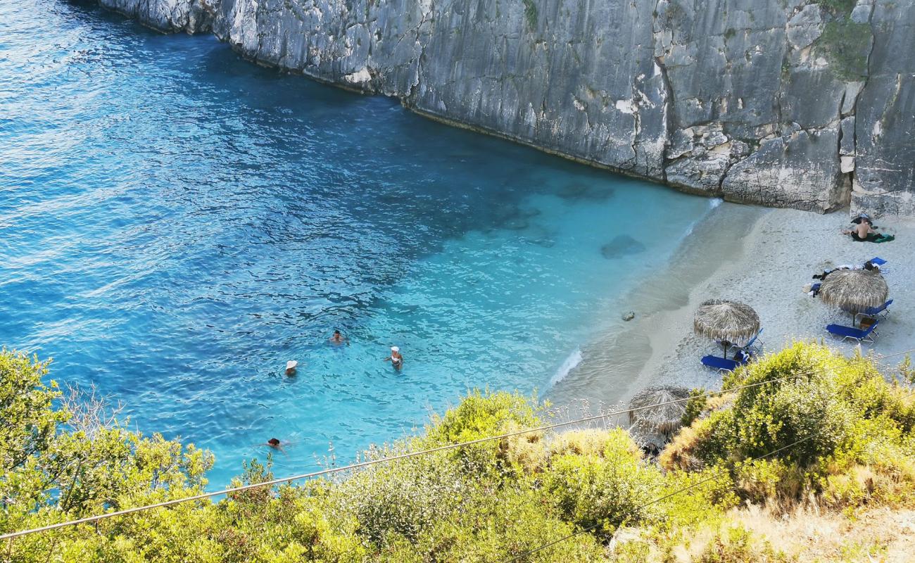 Photo of Xigia Sulfur Beach with light sand &  pebble surface