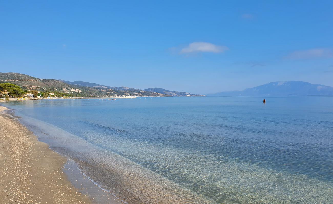 Photo of Alykes Beach with brown sand surface