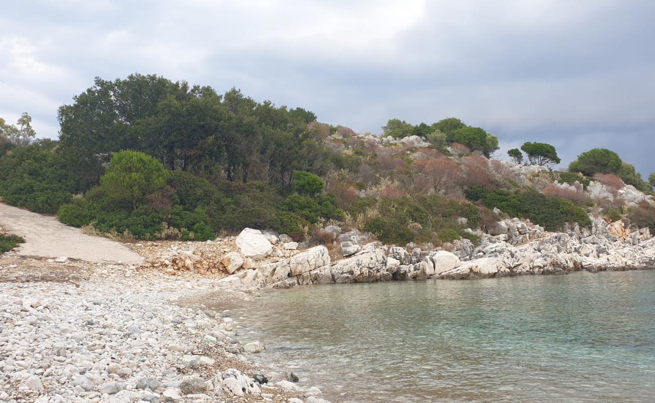 Photo of Ampelakia Paralia with rocks cover surface