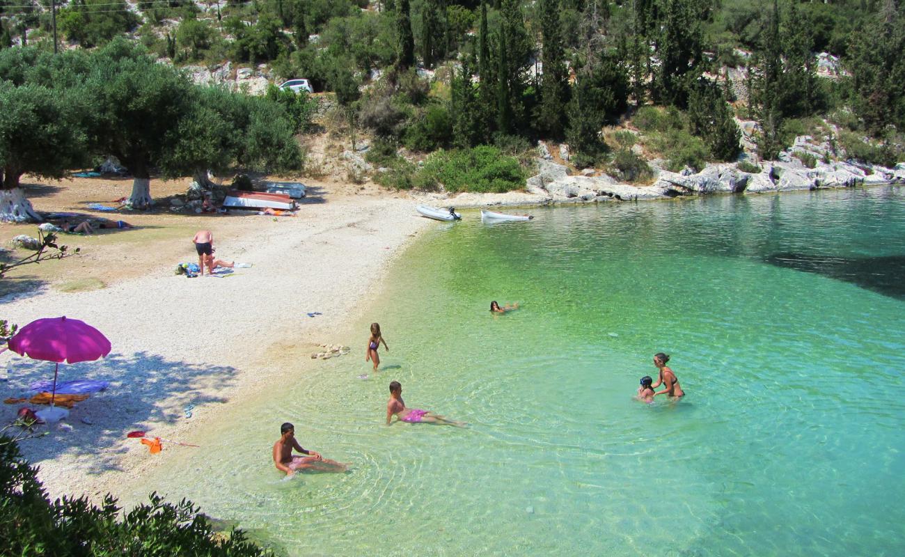 Photo of Foki beach with light pebble surface