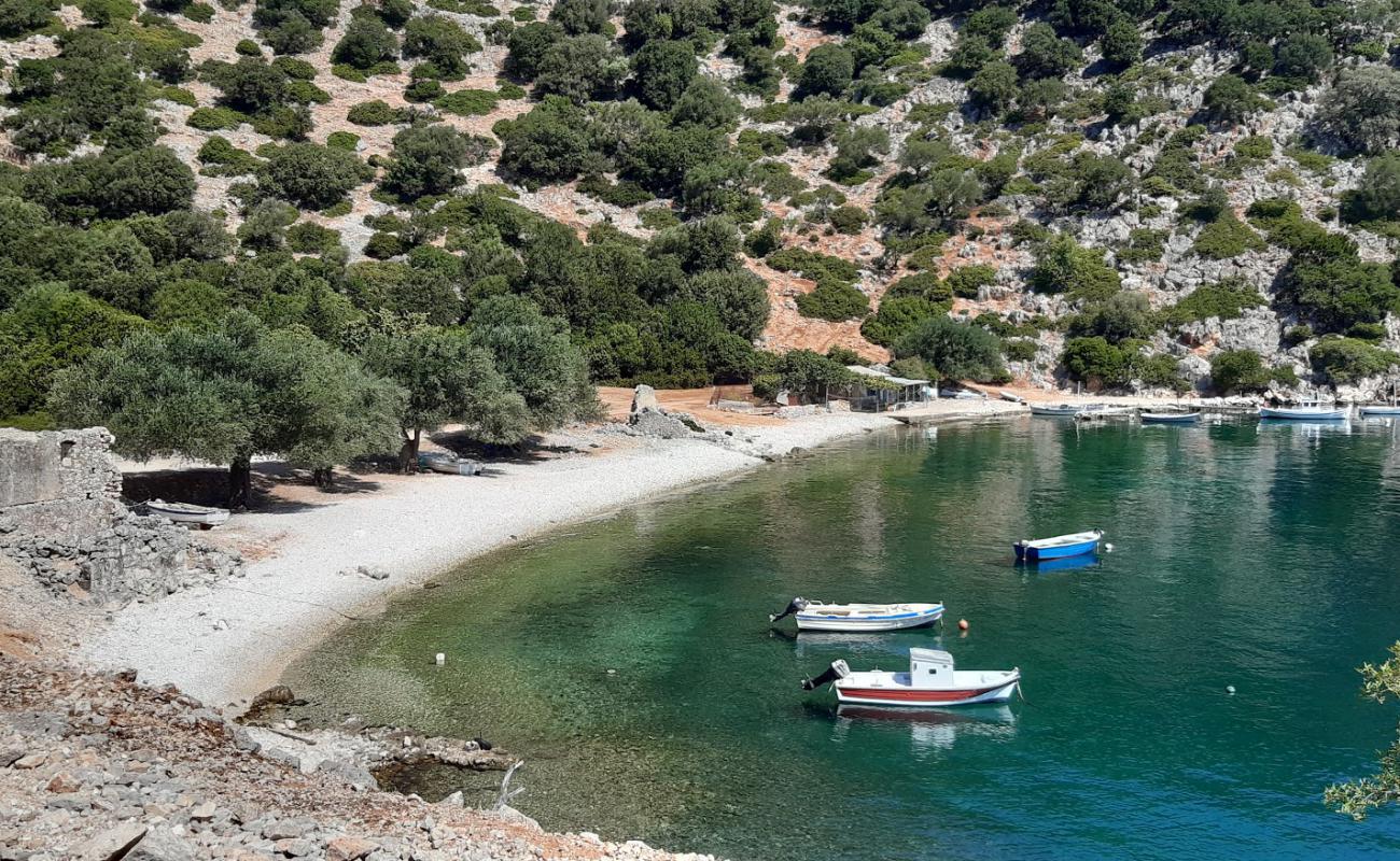 Photo of Kakogilos beach with light pebble surface