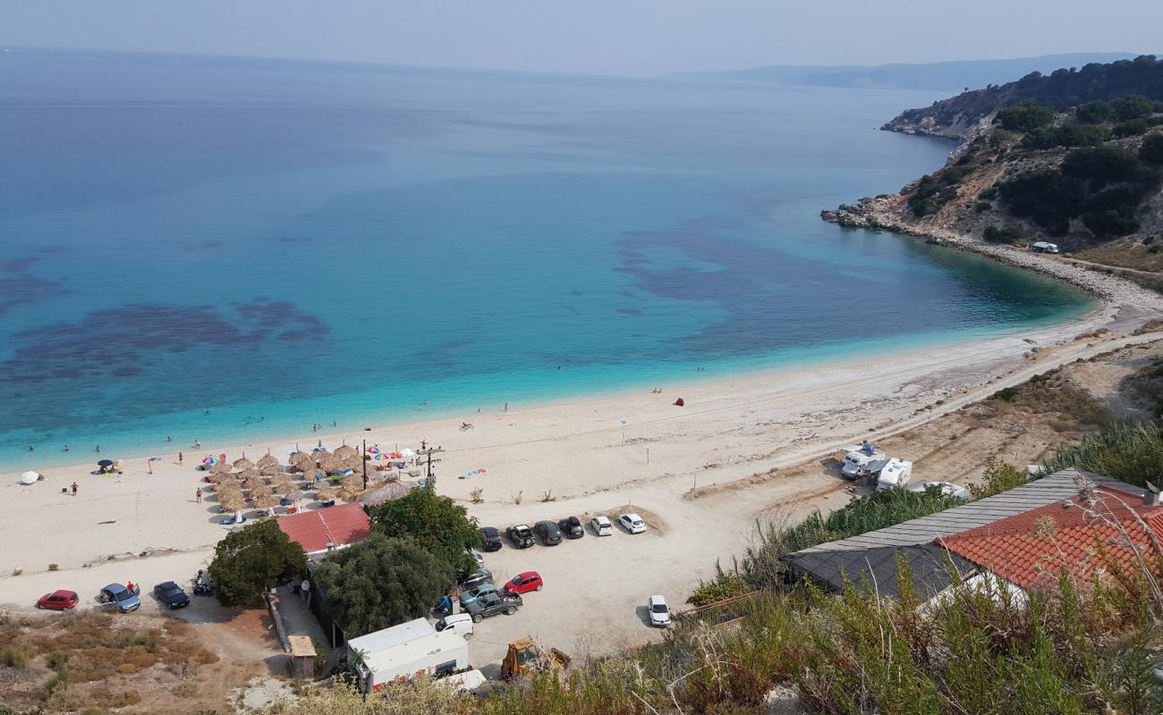 Photo of Agia Kiriaki beach with light fine pebble surface