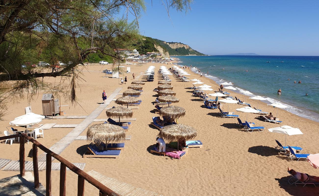 Photo of Marathias beach with bright fine sand surface