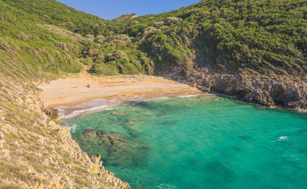 Photo of Iliodoros beach with light sand &  pebble surface