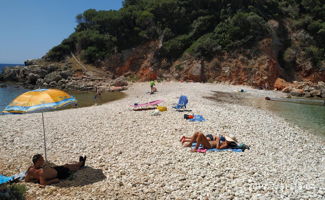 Photo of Limni beach with white pebble surface