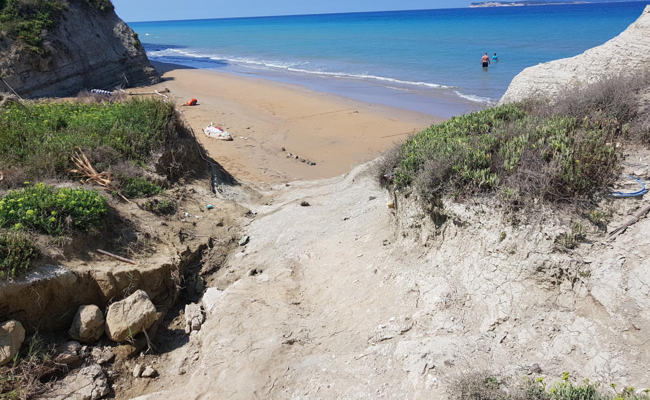 Photo of Katevasidi beach with brown fine sand surface