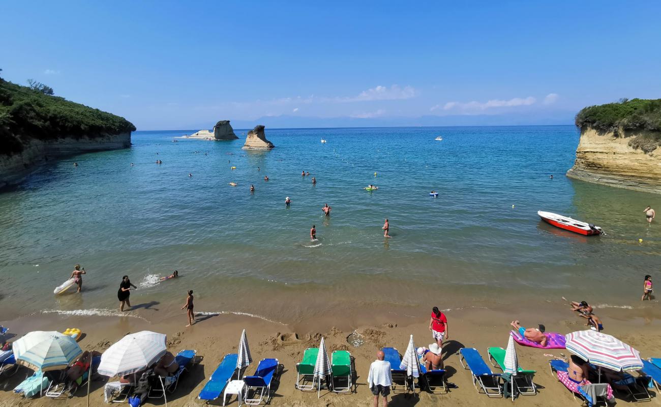 Photo of Apotripiti beach with brown fine sand surface