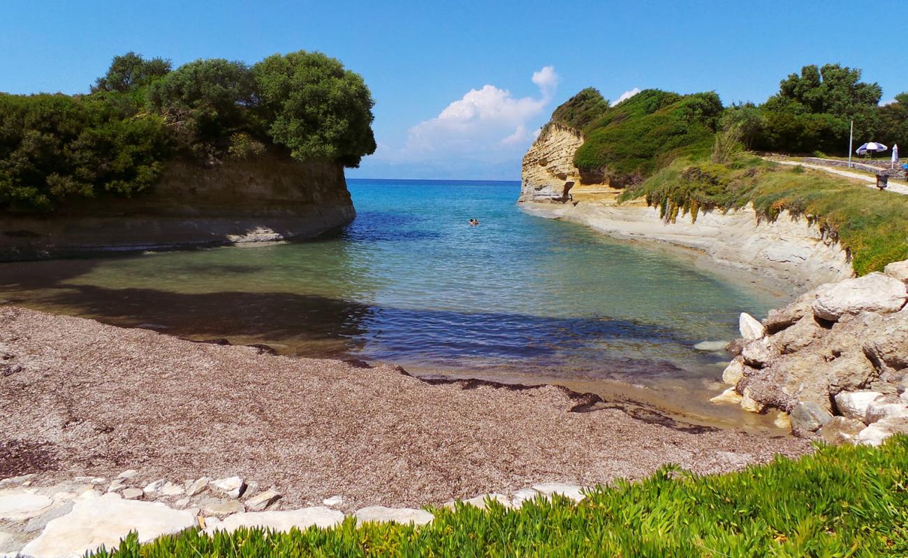 Photo of Small beach with brown fine sand surface