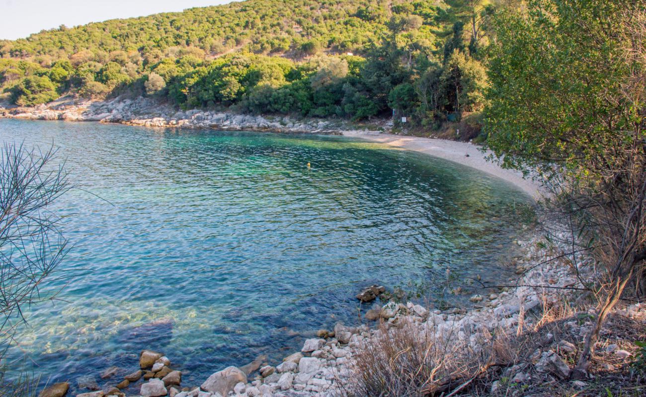 Photo of Syki Bay, Corfu with light pebble surface