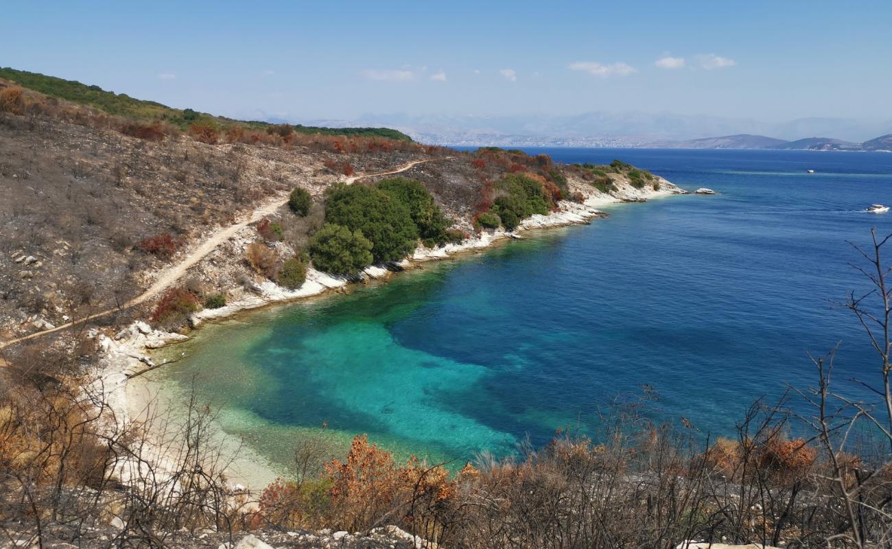 Photo of Aspalathra beach with rocks cover surface