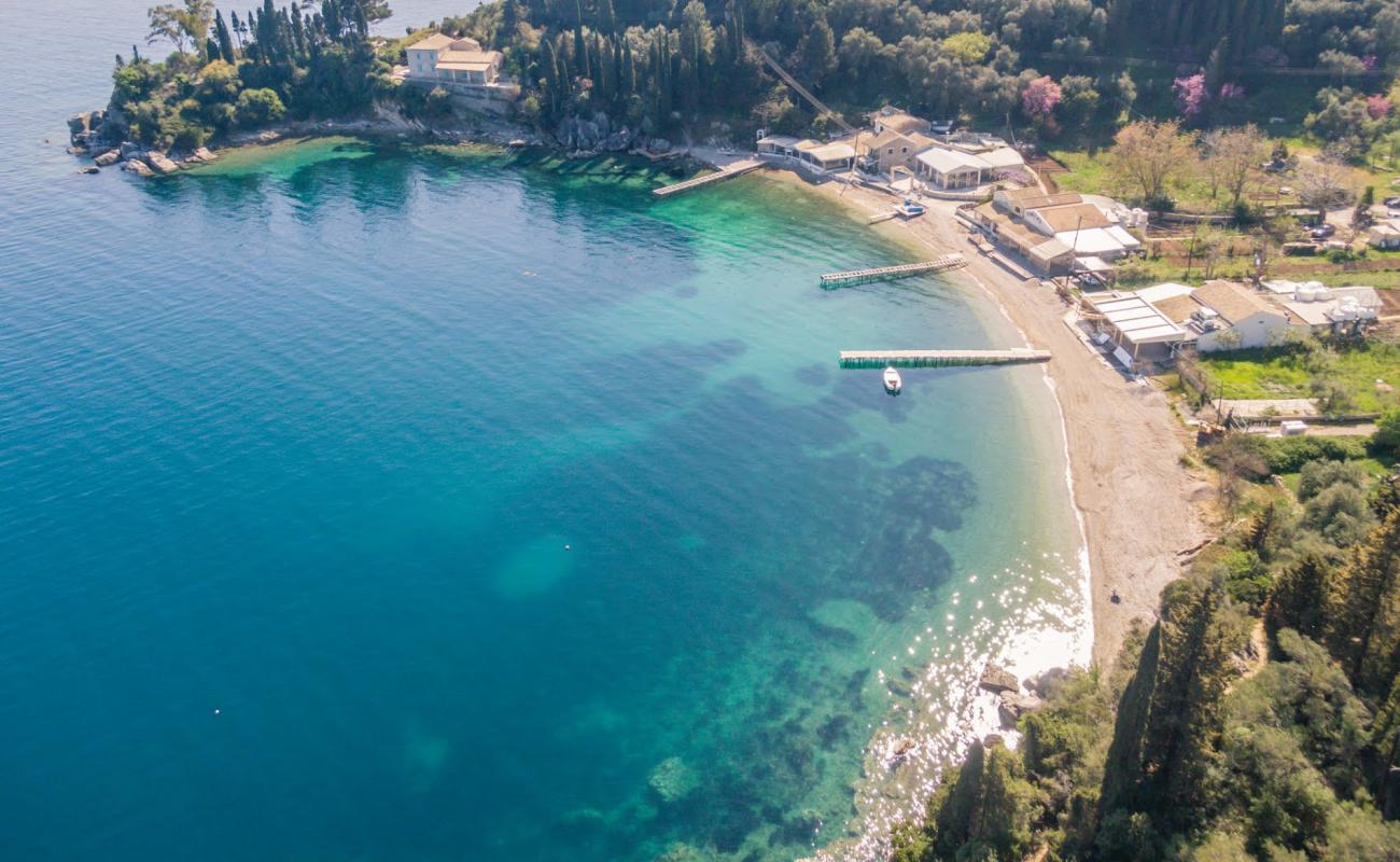 Photo of Agni Beach with light fine pebble surface