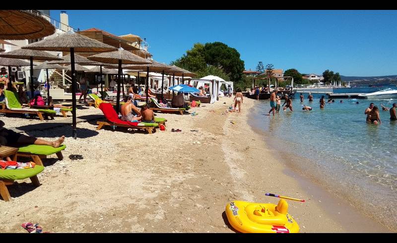 Photo of Nikiana Beach III with light sand &  pebble surface