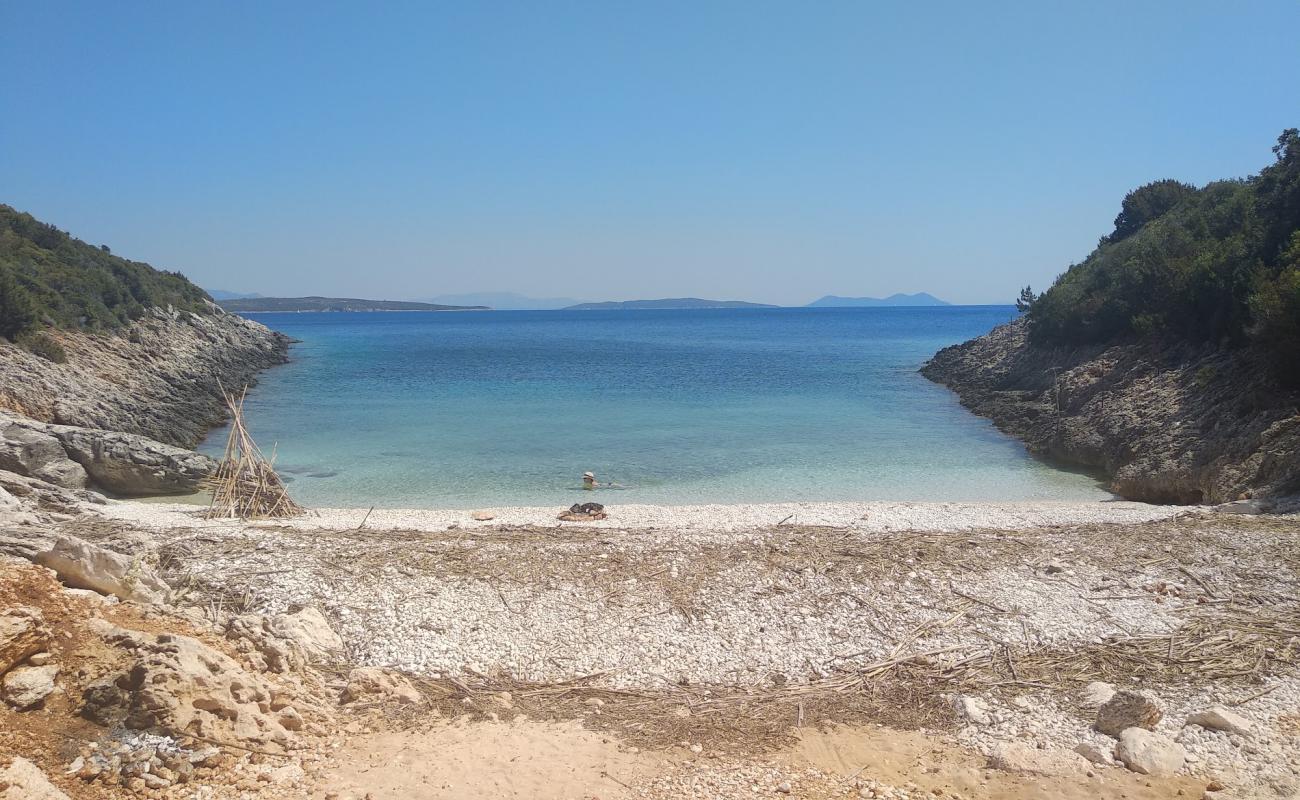 Photo of Apollonii beach III with brown pebble surface