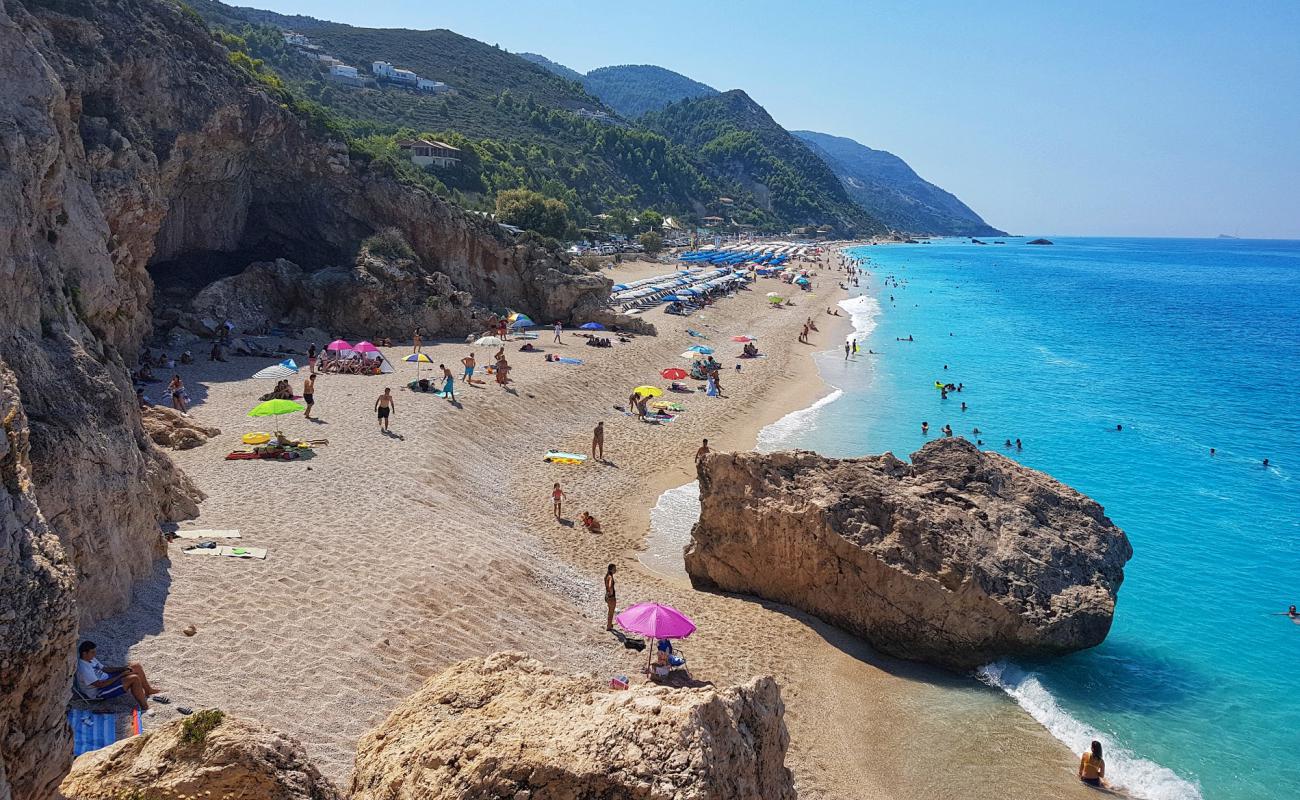 Photo of Kathisma Beach with light fine pebble surface