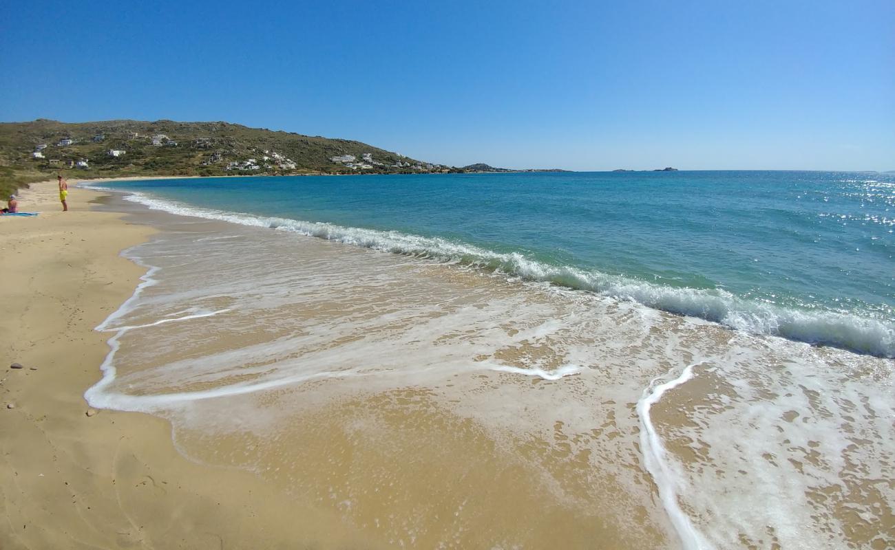 Photo of Plaka Beach with bright fine sand surface