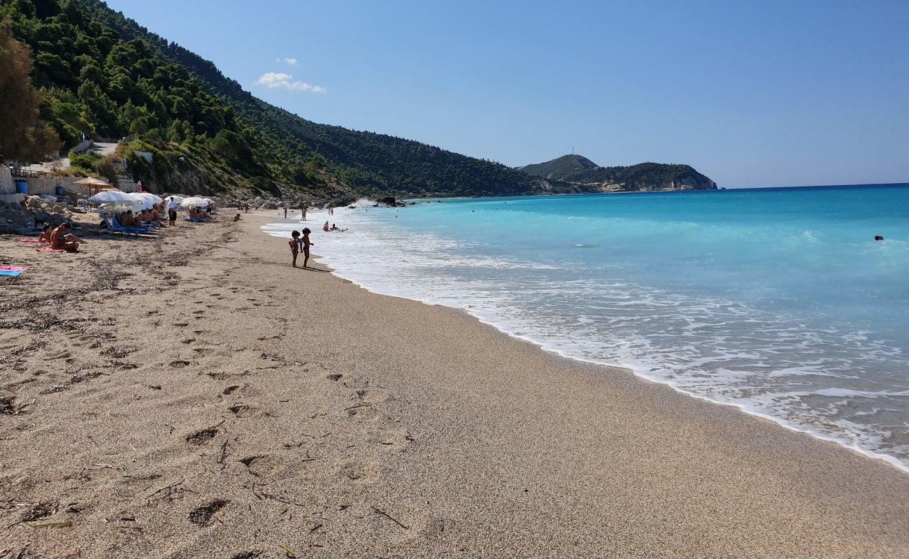 Photo of Pefkoulia Beach with bright sand surface