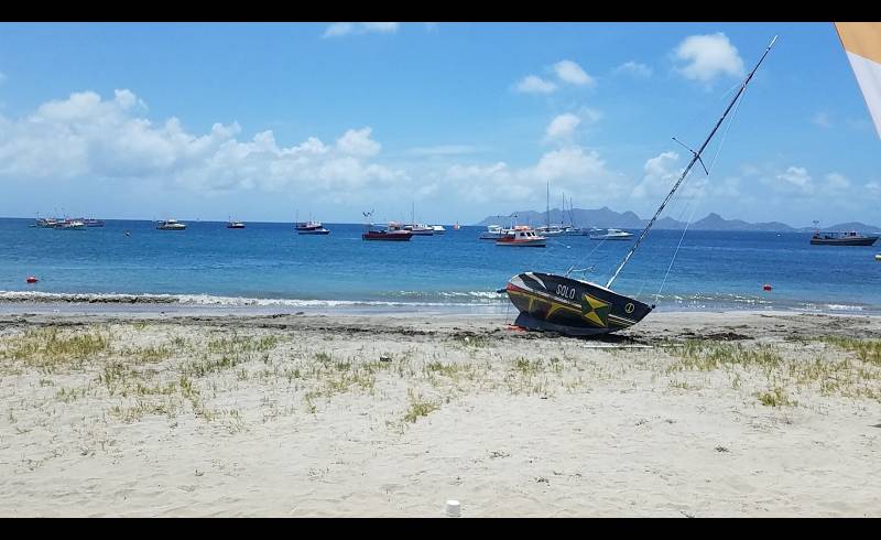 Photo of Petite Martinique beach with bright sand surface