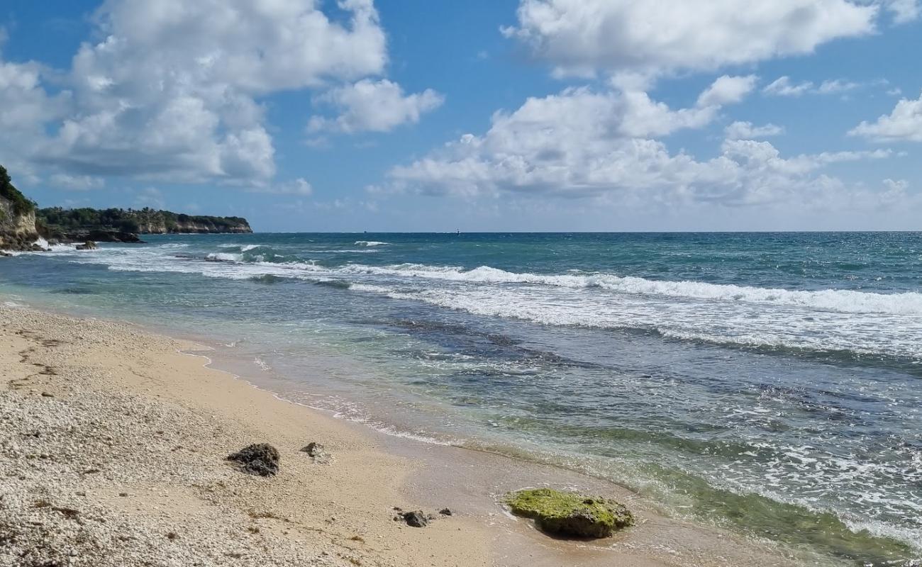 Photo of Pointe Canot Beach with light sand &  pebble surface