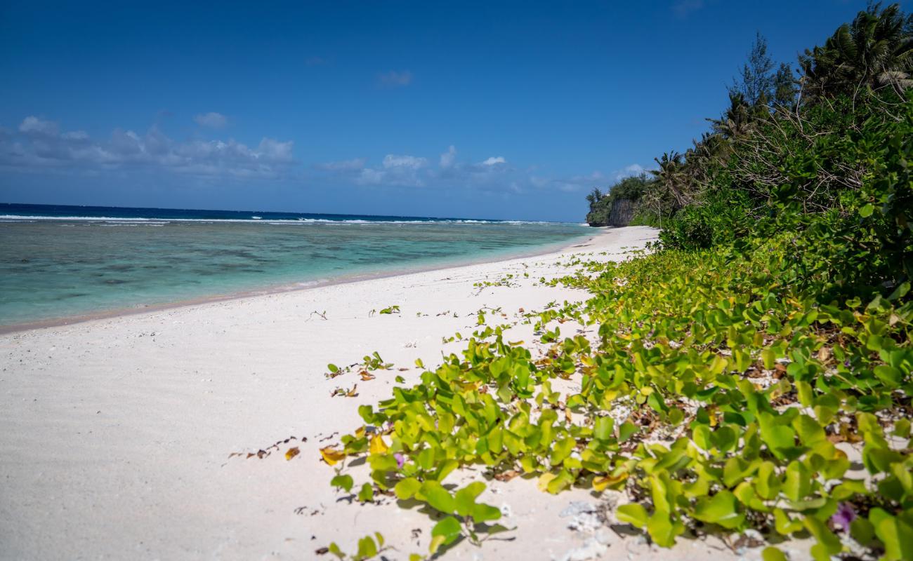 Photo of Coco Palm Beach with bright sand & rocks surface