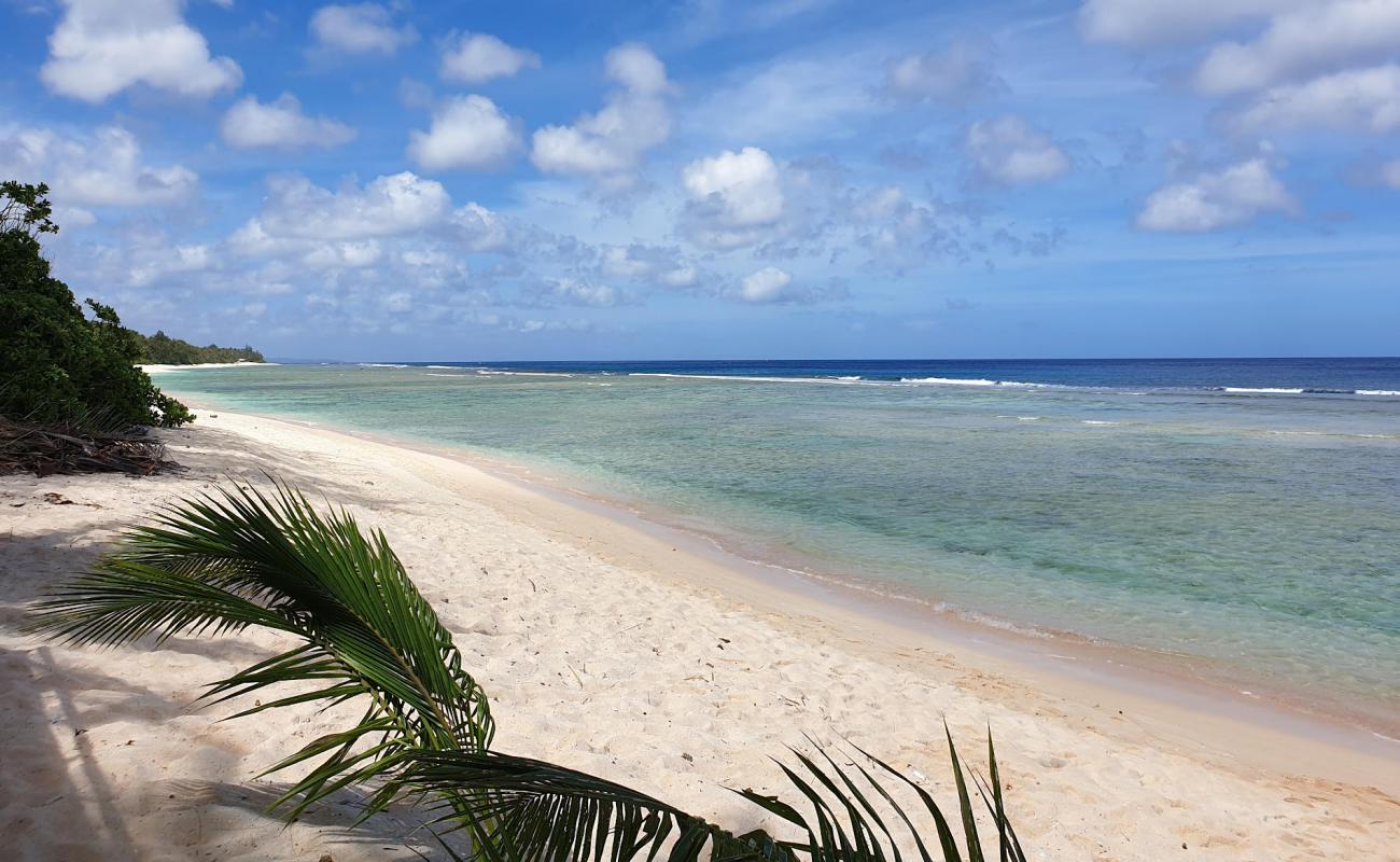 Photo of Guam Star Sand with bright sand & rocks surface